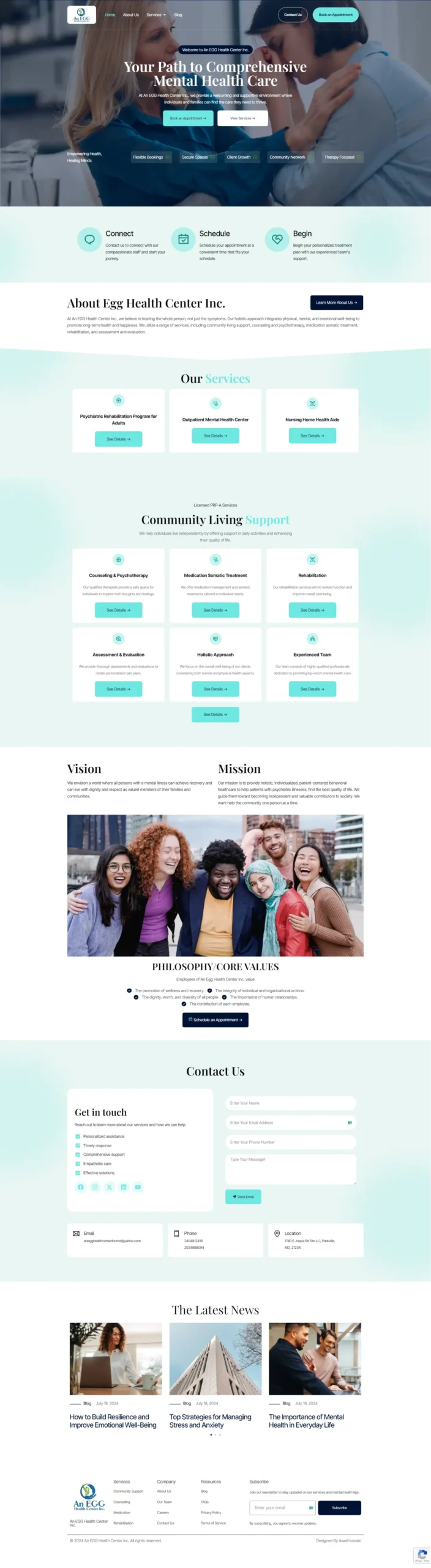 Group of diverse individuals smiling and embracing outdoors, representing community support and mental health care, reflecting the welcoming atmosphere of EGG Health Center Inc.'s telepsychiatry services.